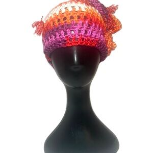 Colorful Slouchy Crochet Women's Beanie